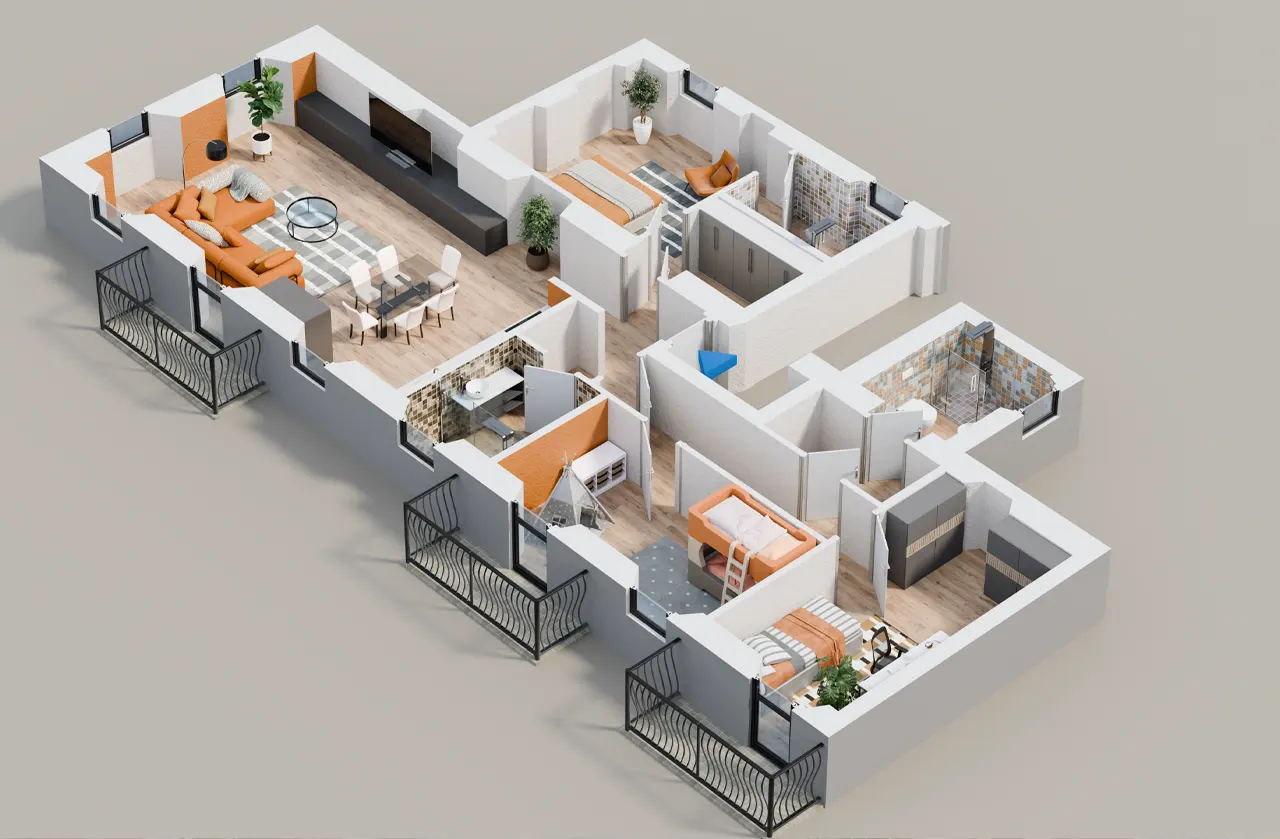 planimetria-3d-quadrilocale-e