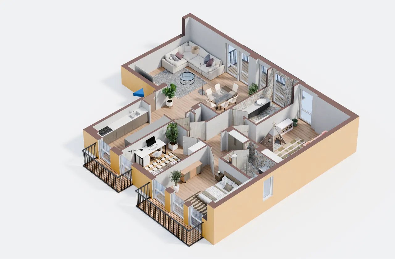 planimetria-3d-trilocale-e